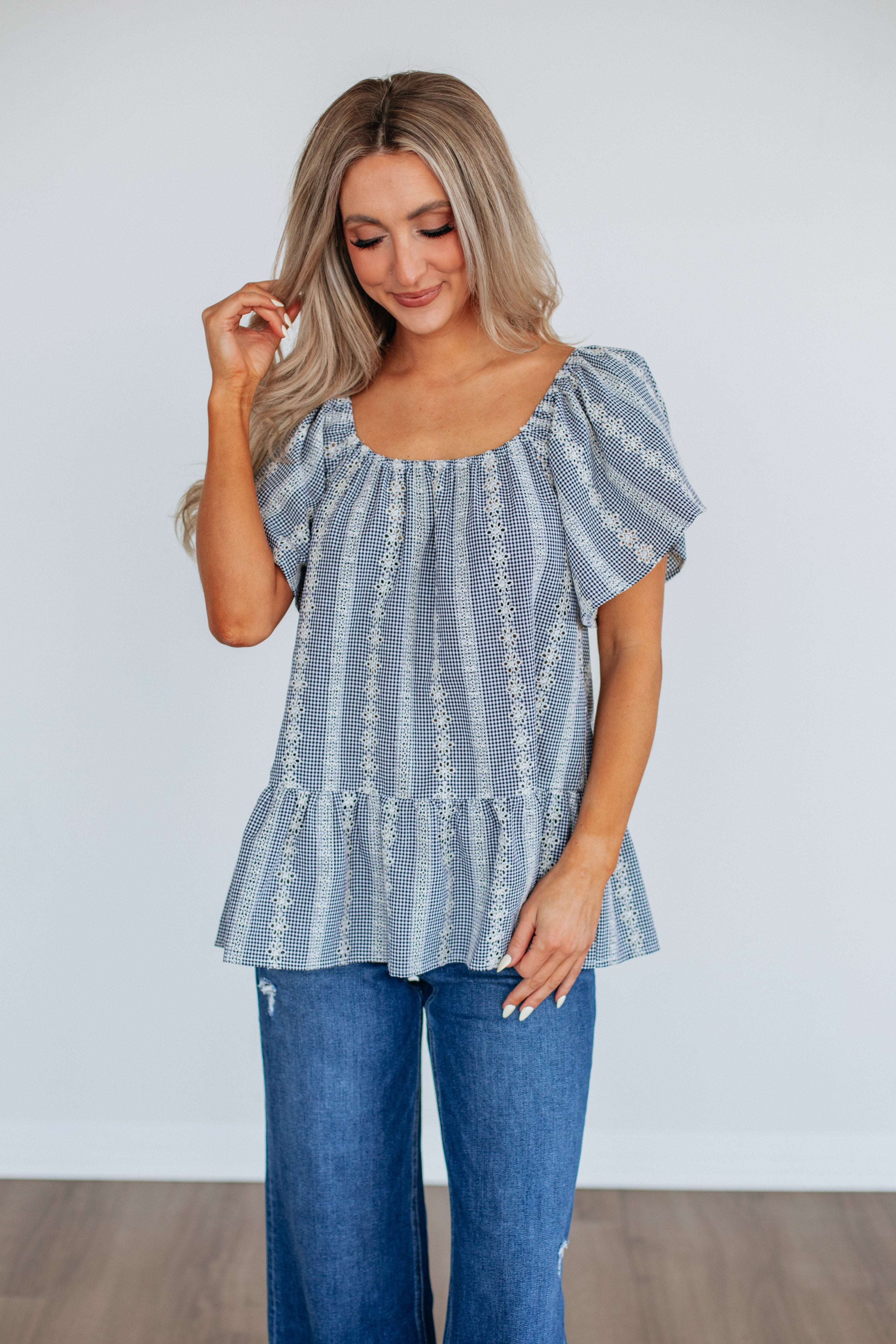Alondra Women's Black Mix Casual Top - Perfect for Everyday Wear, Office & Outings