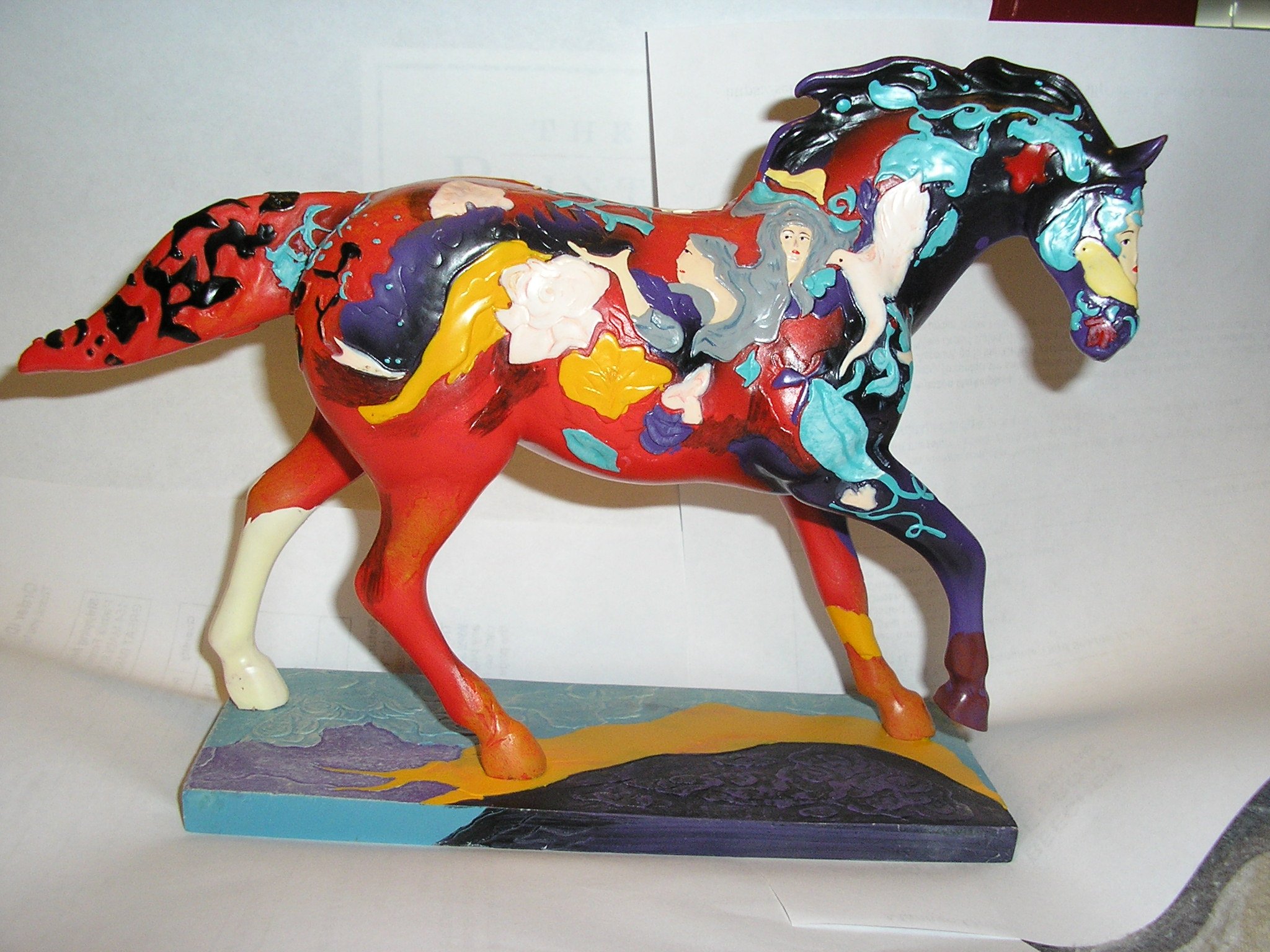 The Trail of Painted Ponies 'American Dream Horse' - Handcrafted Collectible Figurine for Home Decor, Western Theme Gifts & Native American Art Lovers