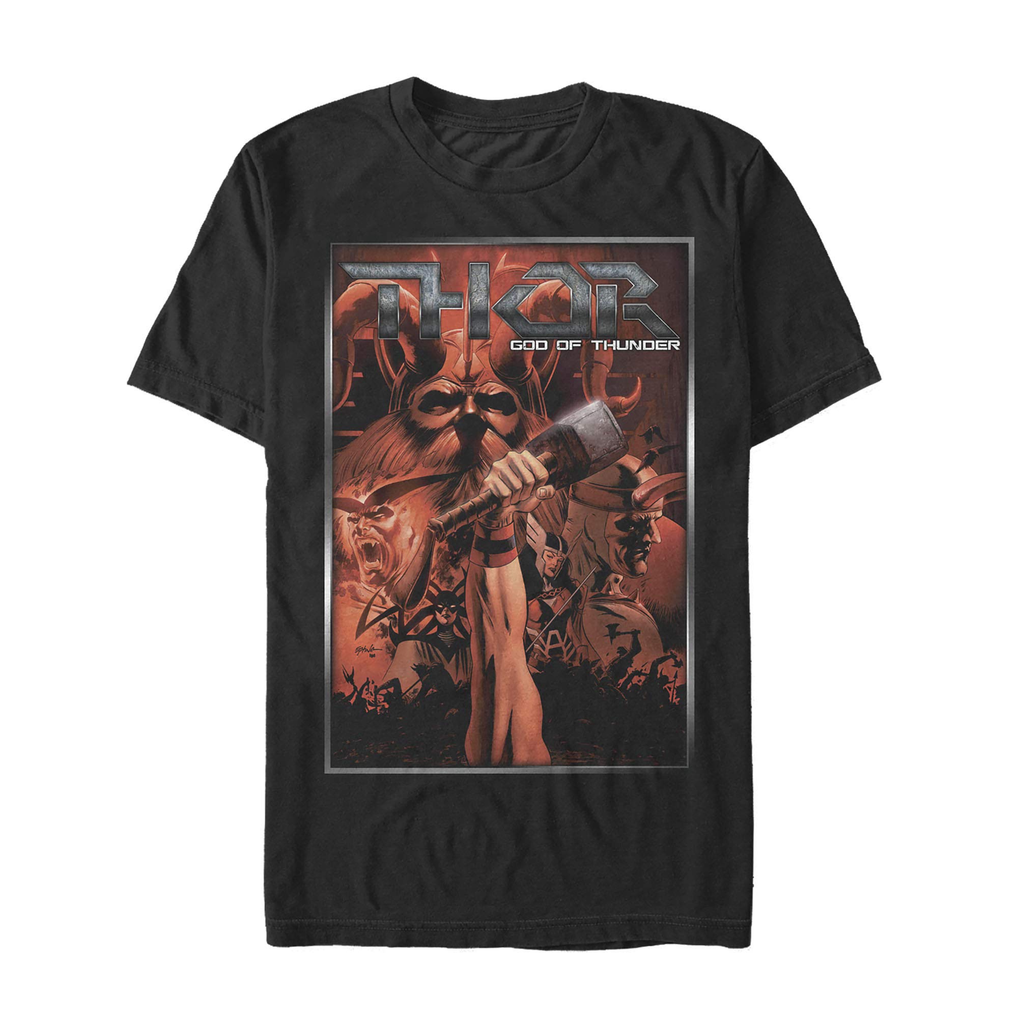 Marvel Thor Graphic T-Shirt for Men - Superhero Comic Art Tee for Fans | Casual Wear, Cosplay, Gift for Avengers Lovers