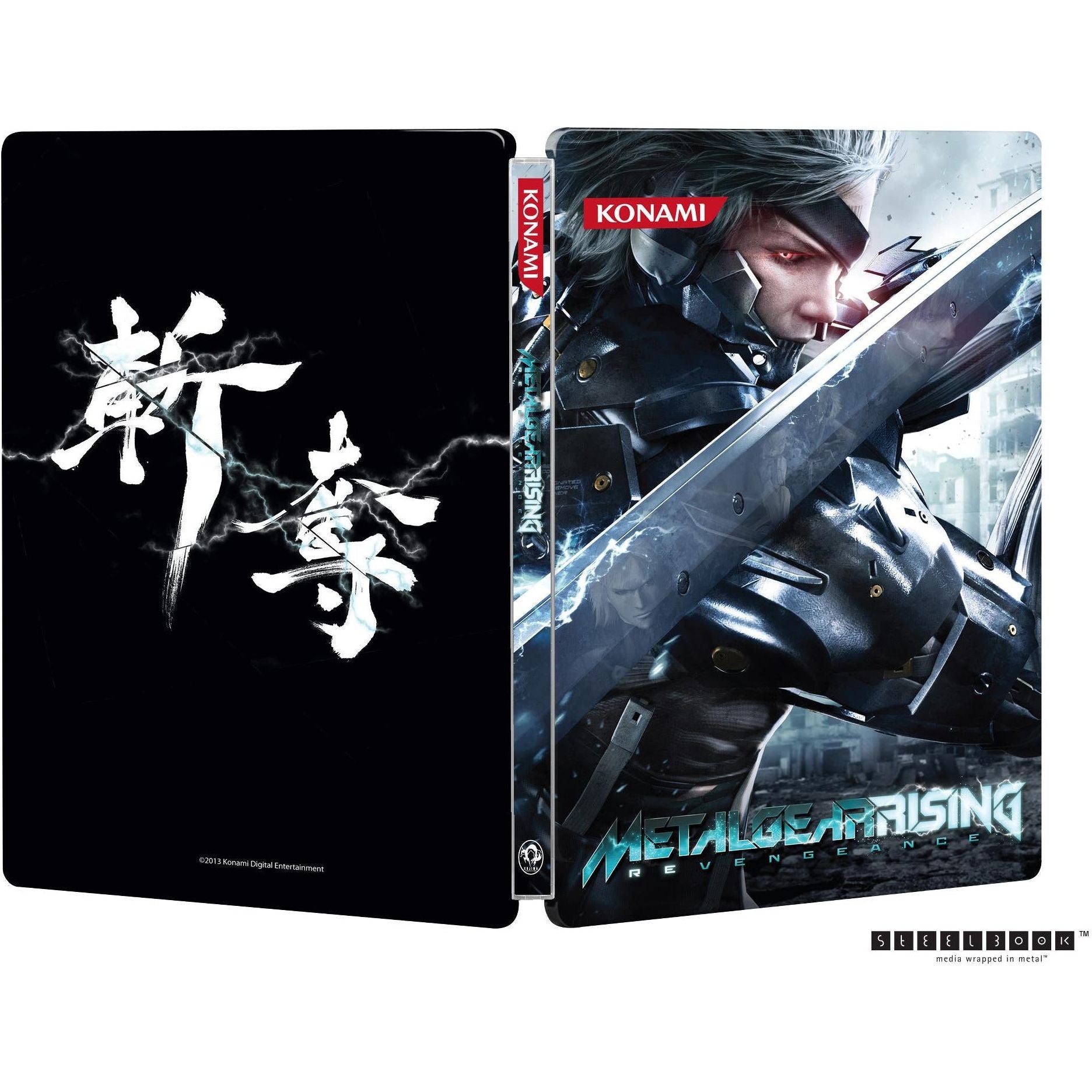 Metal Gear Rising Revengeance Steelbook Case - Collector's Edition for PS3 & Xbox 360 - Perfect for Gaming Display & Collection