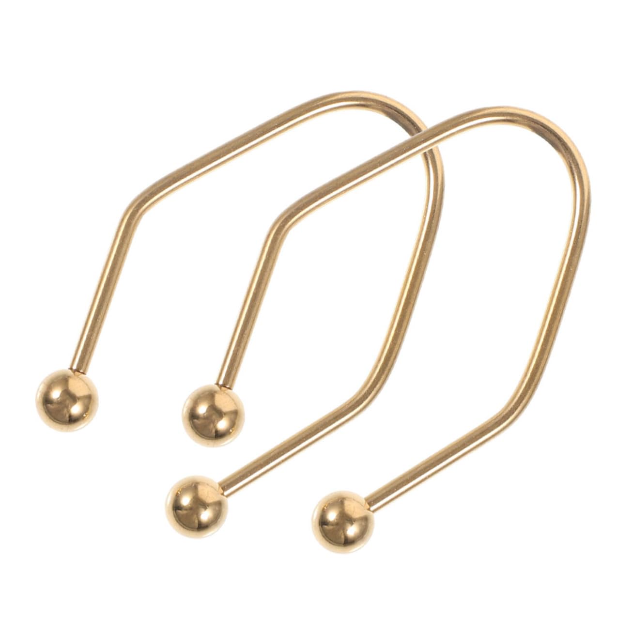 Hemoton 2-Pack Stainless Steel Face Dimple Trainer - Golden Facial Massager & Cheek Exerciser Tool for Natural Dimples Creation | Perfect for Home Beauty Routine & Facial Yoga Practice