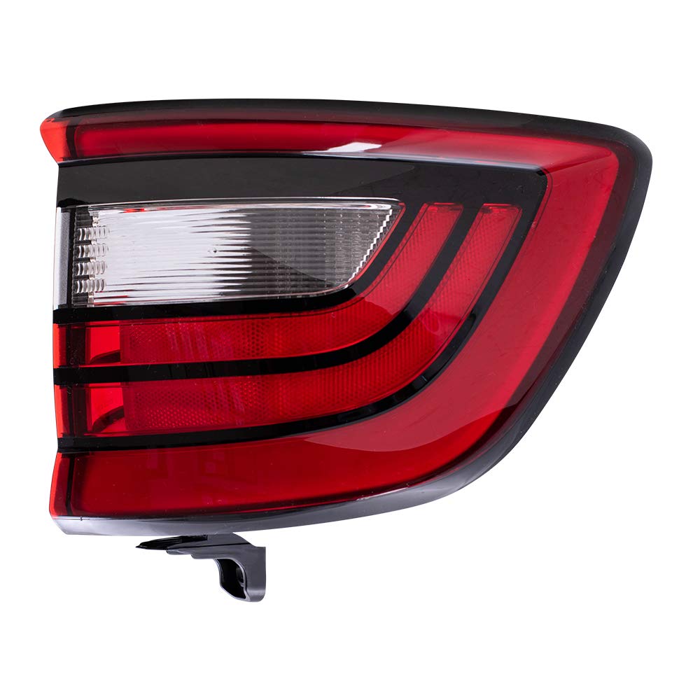 Brock Replacement Tail Lights Set - Driver & Passenger Side Quarter Panel Mounted for 2014-2020 Dodge Durango | Perfect for Night Driving & Vehicle Customization