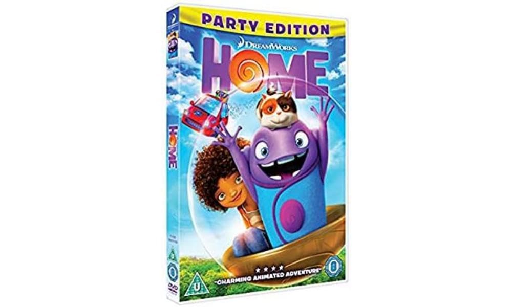 Home [DVD] - Family Movie Night, Kids Entertainment, Animated Adventure Film for All Ages