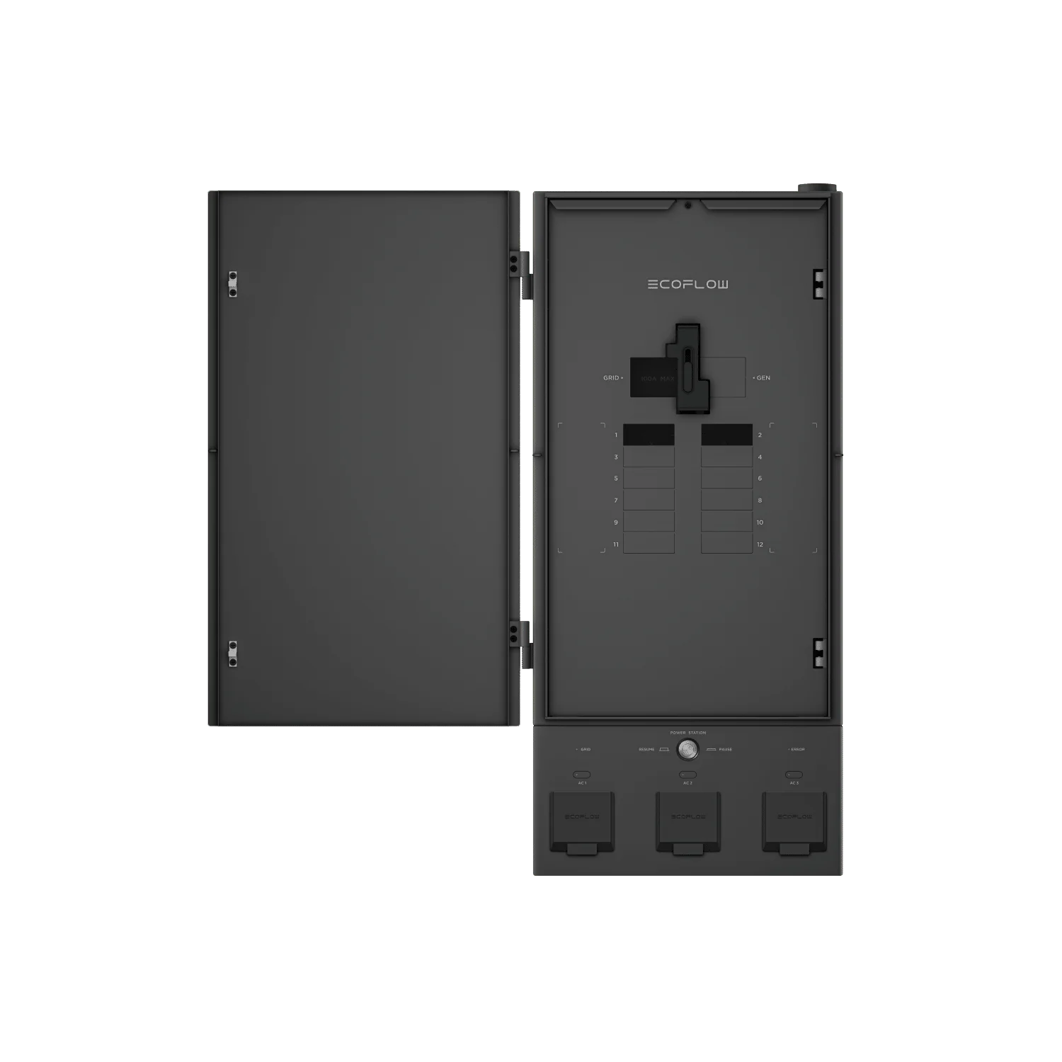 EcoFlow DELTA Pro 3 Portable Power Station with Smart Home Panel 2 - Triple Kit for Home Backup, RV Camping & Emergency Power Supply