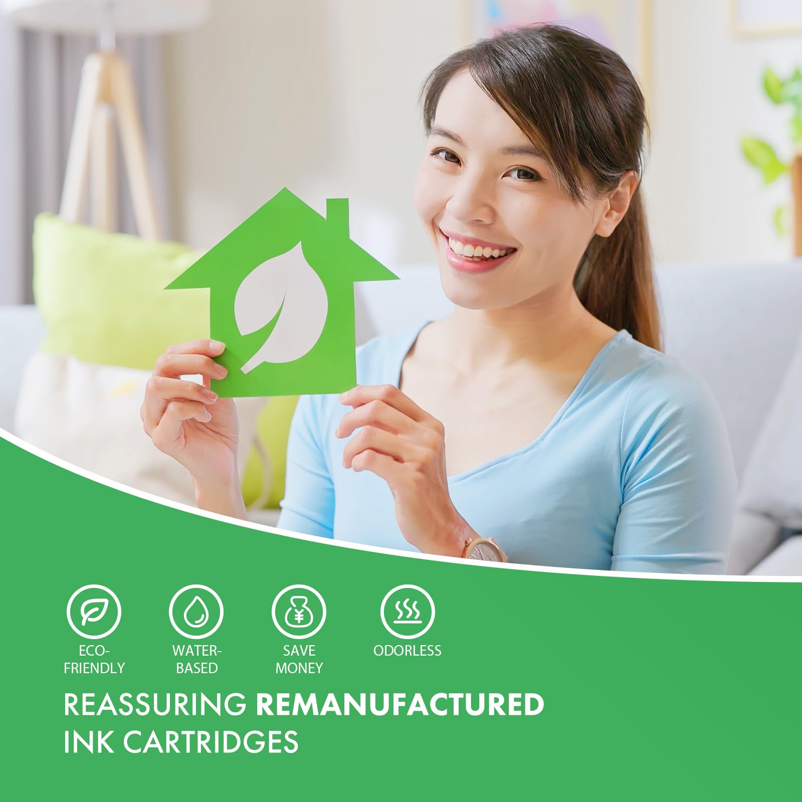 High-Quality Remanufactured HP 63 & 63XL Ink Cartridges - Compatible with OfficeJet 3830/4650/4655/5255/5258/5200, Envy 4510/4520, DeskJet 1110/3630 Printers (1 Black + 1 Tri-Color Pack) - Perfect for Home Office Printing, School Projects & Small Business Documents