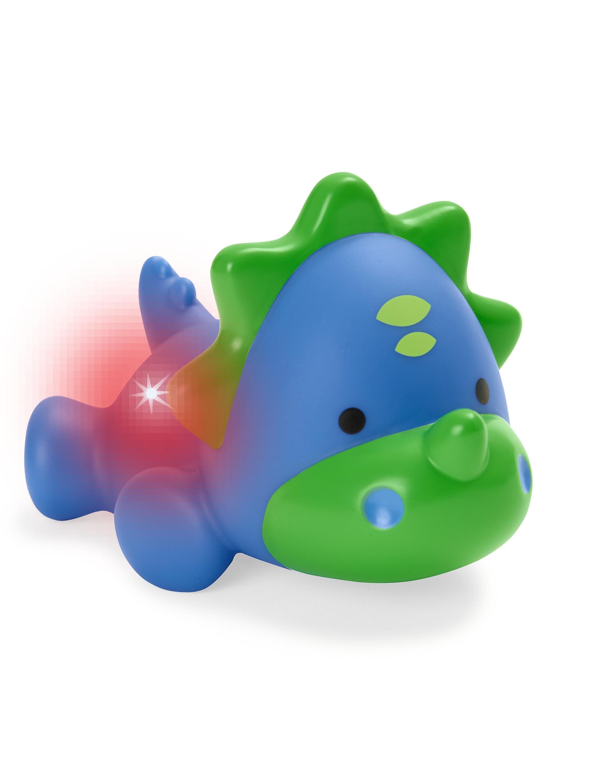 Skip Hop Zoo Light Up Bath Toys for Toddlers - Fun & Safe Bathtime Animal Toys with LED Lights - Perfect for Baby Bath Time, Sensory Play & Learning