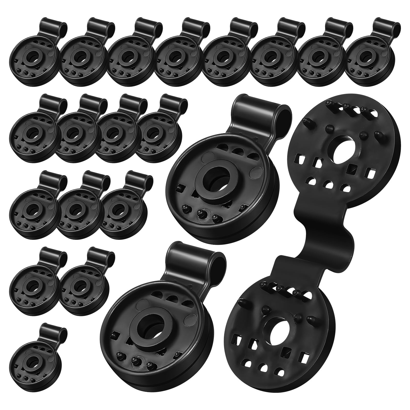 50pcs Heavy Duty Plastic Shade Cloth Clips - Reusable Tarp Clamps for Garden Sun Shade, Outdoor Canopy & Greenhouse Cover - Secure Tarps, Mesh Nets & Fabric in Windy Conditions