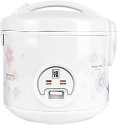 KOTO 5-Cup Electric Rice Cooker with Floral Design - Perfect for Small Kitchens, Dorms, and Office Use