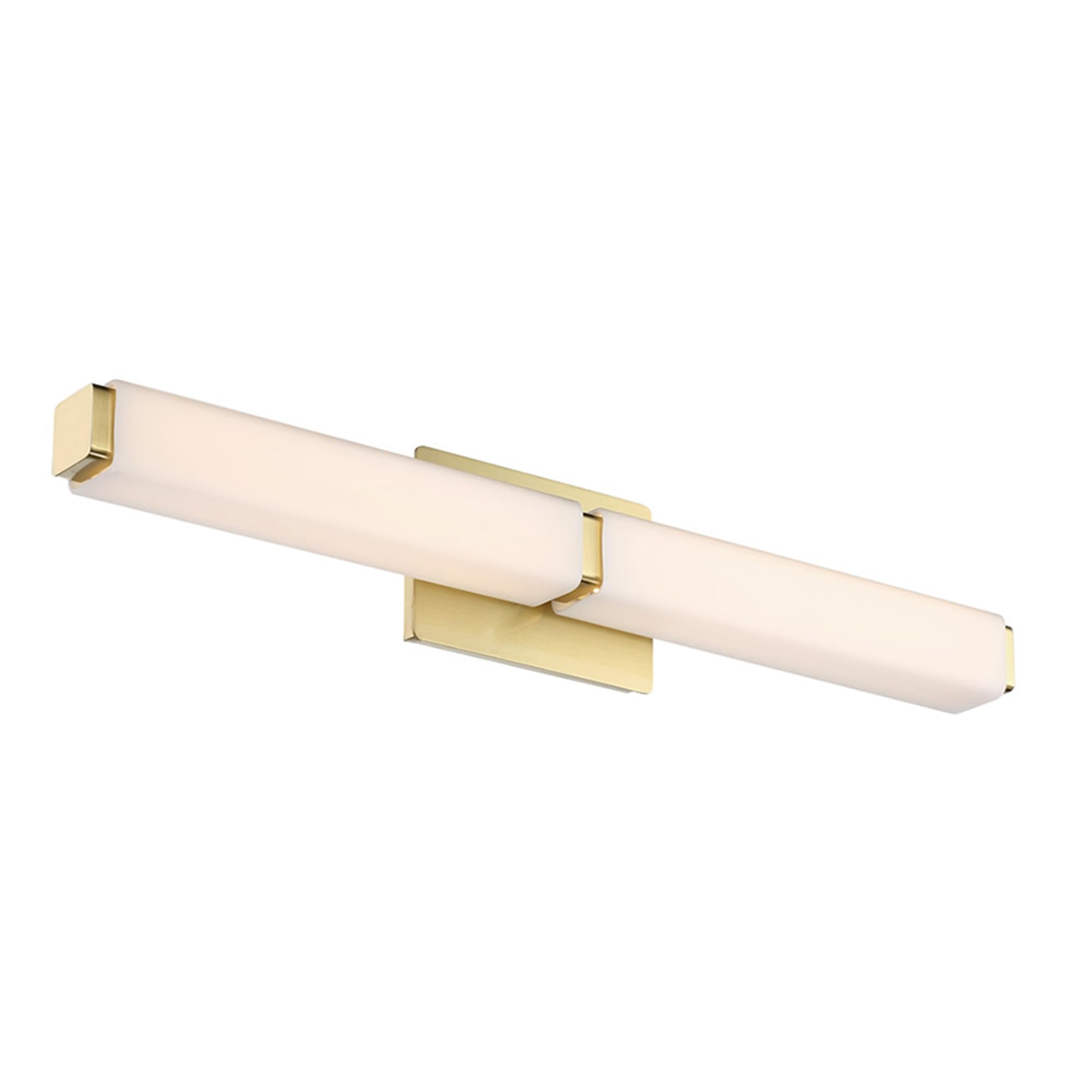 Modern Forms Vogue 27-inch LED Bathroom Vanity Light - Brushed Brass Finish, 3000K Warm White - Perfect for Bathroom, Powder Room, and Dressing Area Lighting