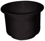 T H Marine LCH1DP Large Cup Holder Black - Bulk Boat Cup Holder for Marine, RV, and Outdoor Use