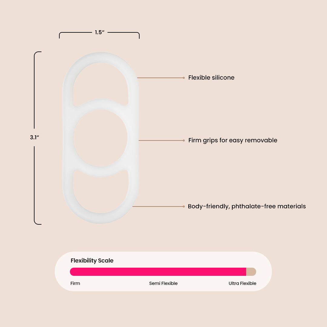 CalExotics Commander Erection Enhancer Ring for Men - Penis & Testicle Cock Ring - Enhances Performance & Pleasure - Perfect for Couples Play & Solo Use