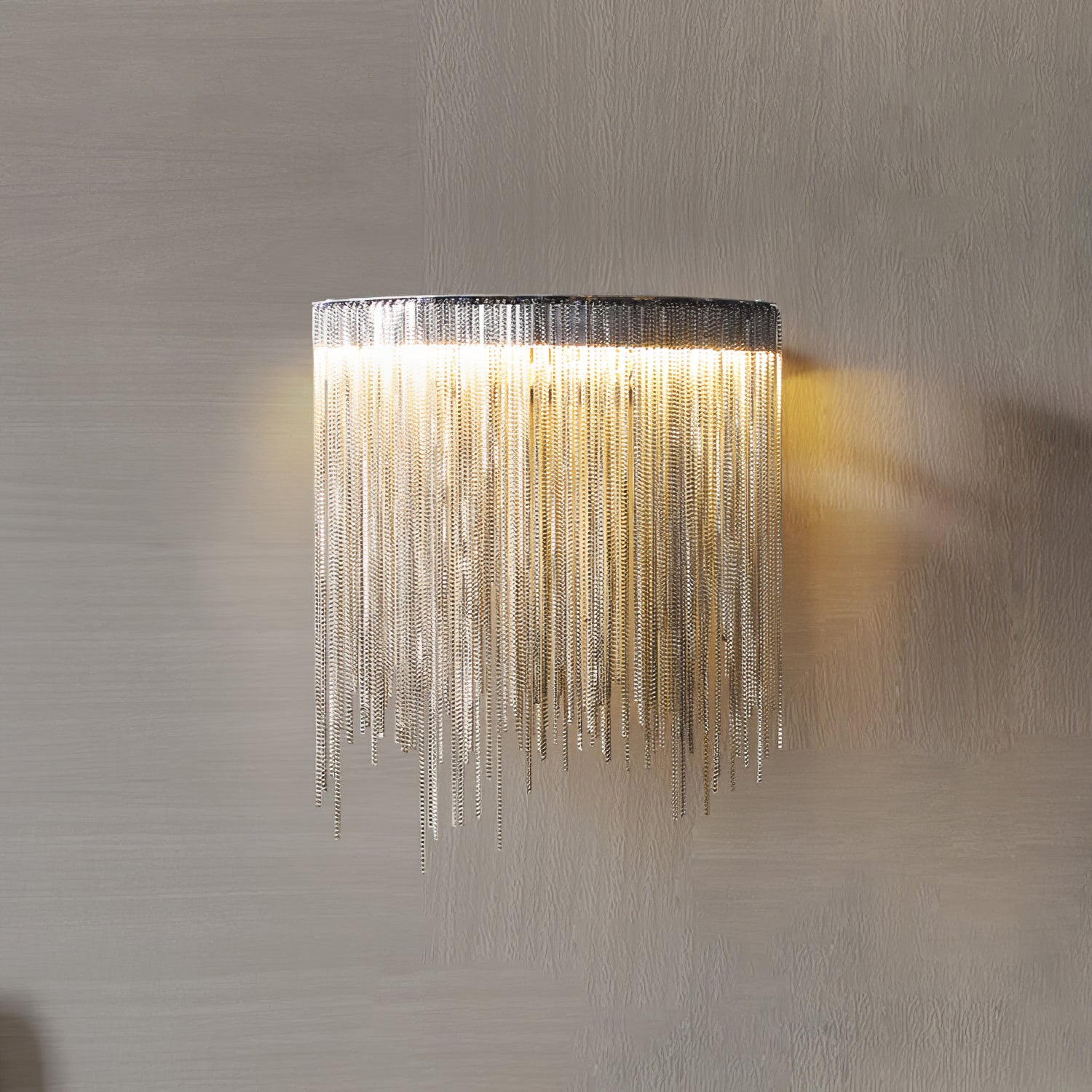Tassel Chain Wall Lamp - Boho Chic Hanging Light Fixture for Bedroom, Living Room & Dorm Decor