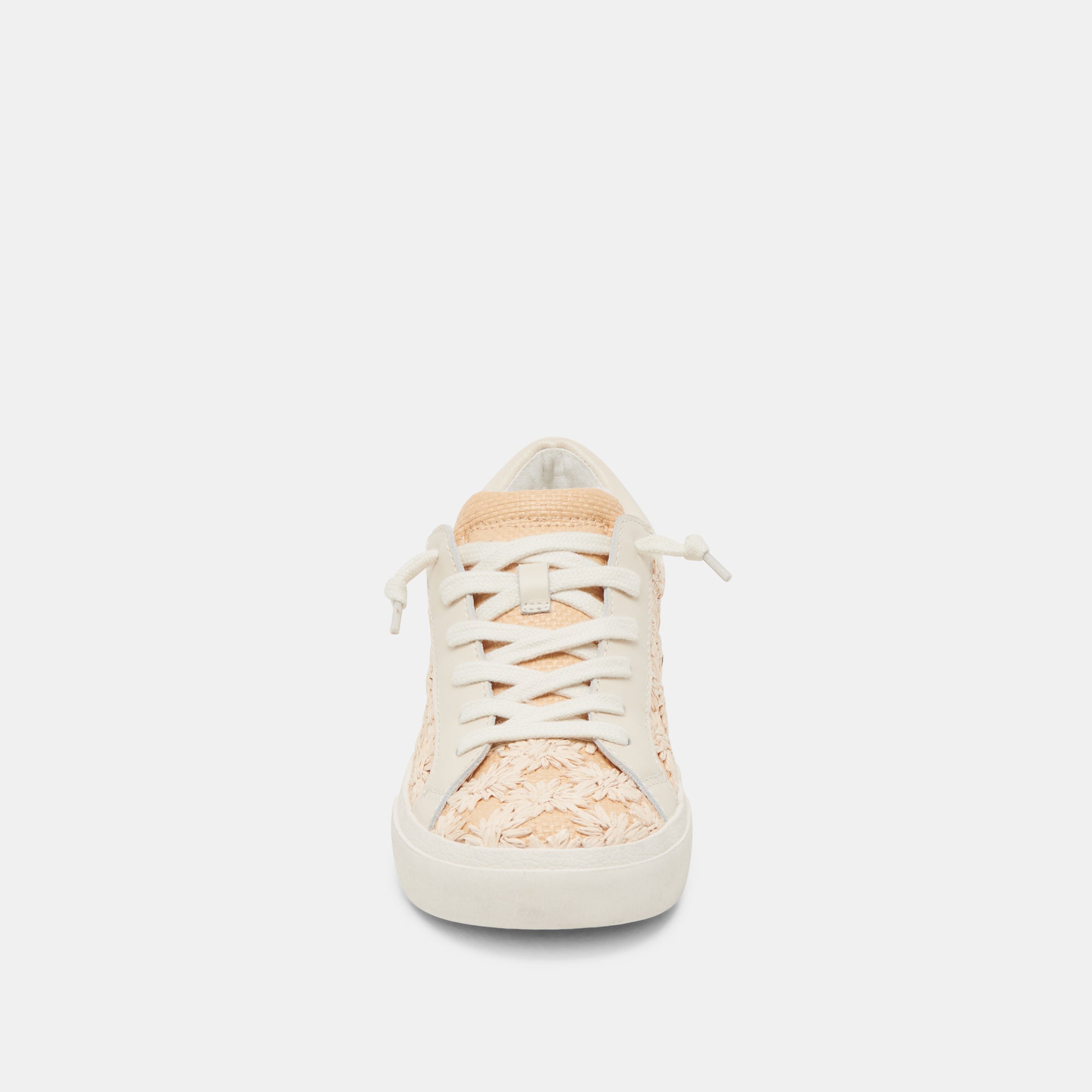 ZINA Floral Sneakers - Women's Fashion Raffia Shoes with Floral Design | Comfortable & Stylish for Summer, Beach, and Casual Outings