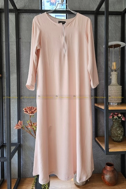 Elegant Cotton Slip Dress with Khimar Set - Perfect for Umrah, Hajj & Modest Prayer Wear | Breathable & Comfortable Islamic Outfit for Women