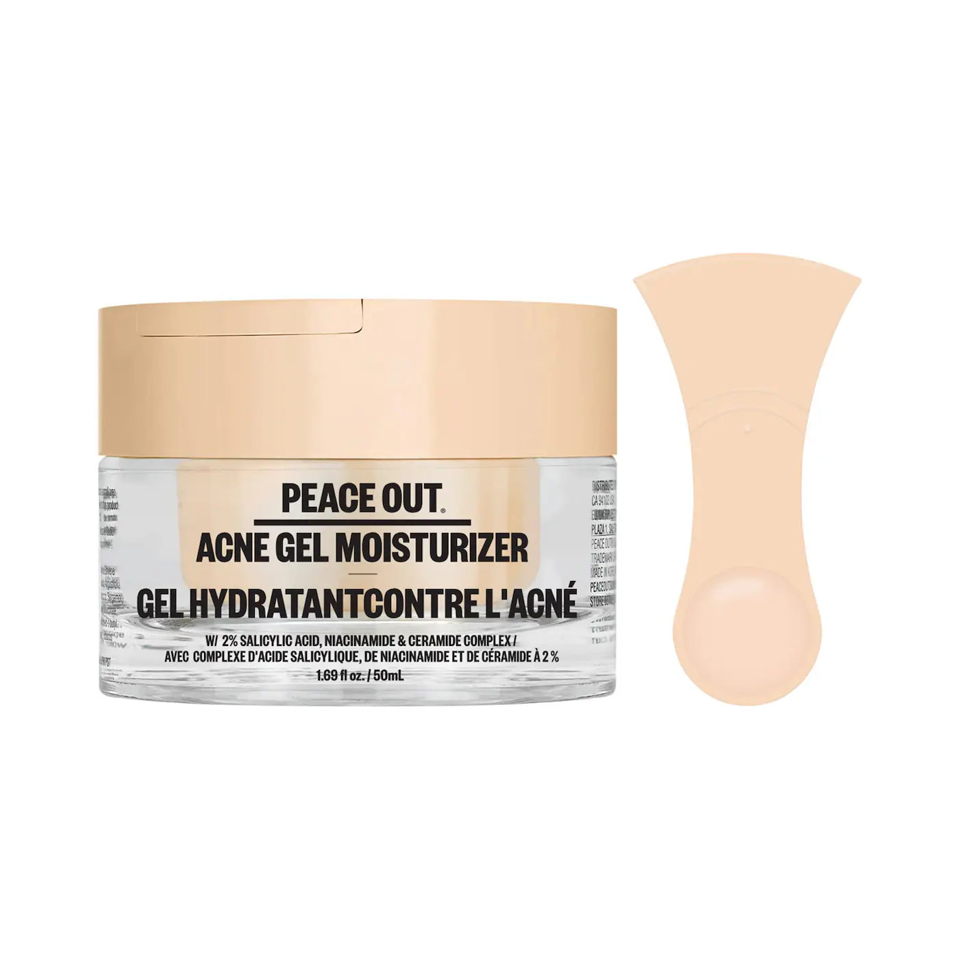 Peace Out 2% Salicylic Acid Acne Treatment Gel - Oil-Free Moisturizer for Face & Body (50ml) - New in Box - Perfect for Daily Skincare Routine & Acne-Prone Skin