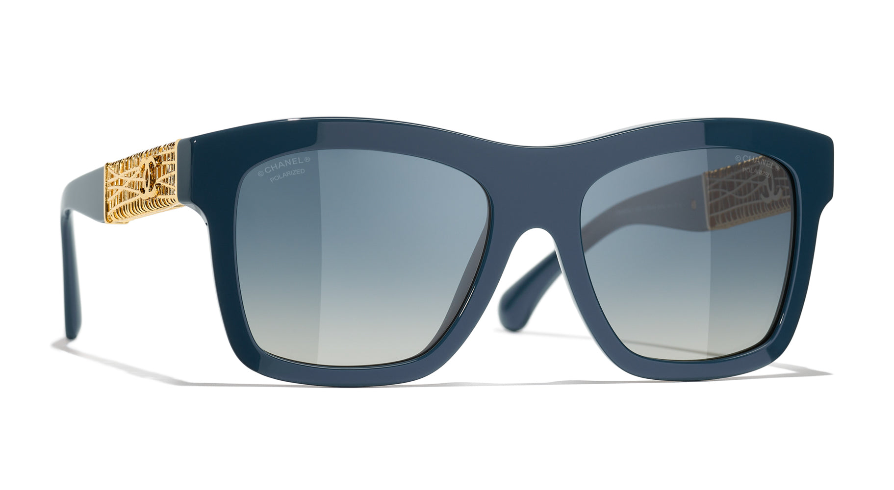 Blue/Blue Gradient Polarised