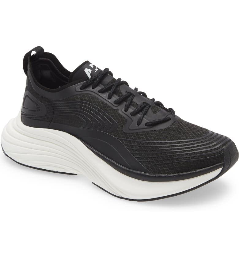 APL Athletic Propulsion Labs Women's Streamline Running Shoes - Black/White - Medium Size - Lightweight & Responsive for Training, Gym Workouts & Daily Wear