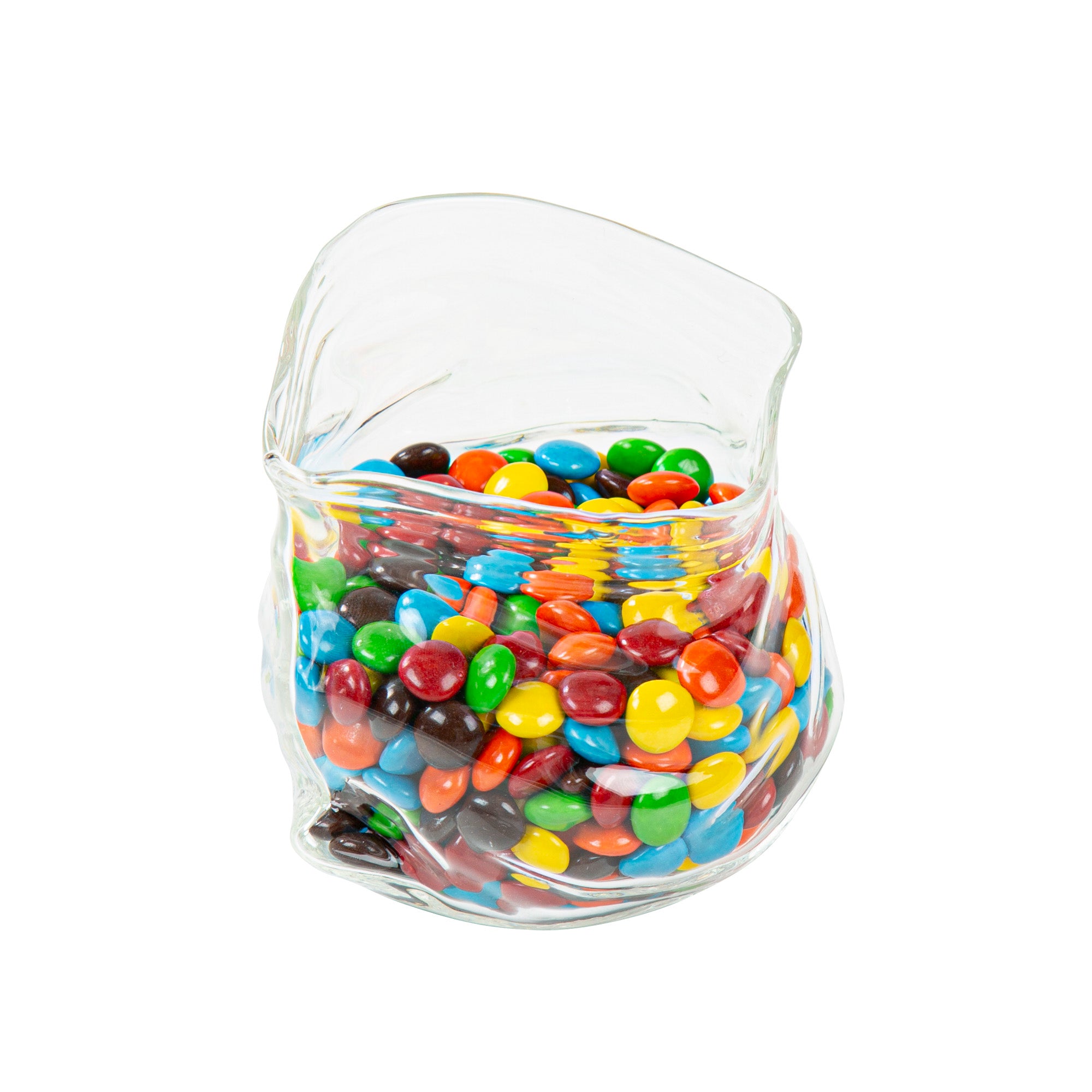 8 oz Clear Glass Storage Bowl with Lid - Round Airtight Food Container (3.25