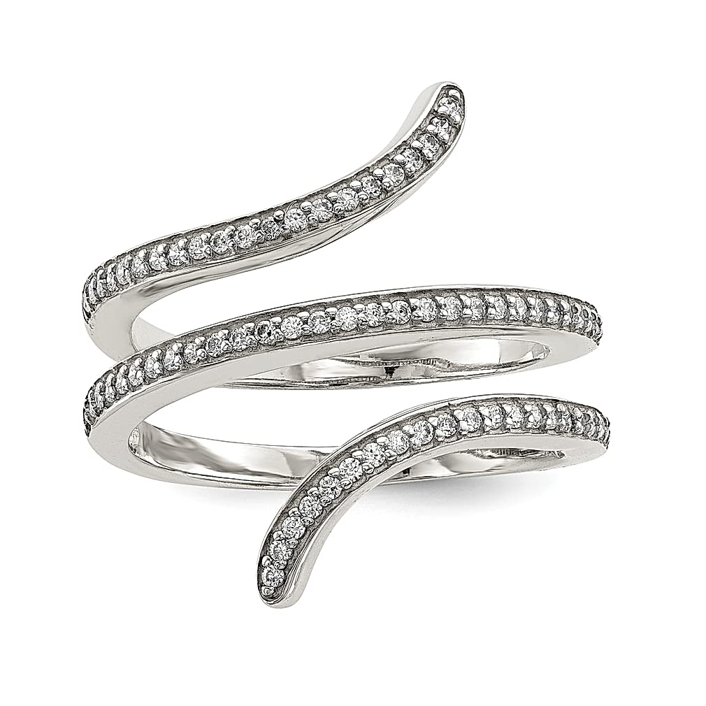 925 Sterling Silver Cubic Zirconia CZ Ring for Women - Elegant Fine Jewelry Gift for Her - Perfect for Anniversaries, Birthdays & Special Occasions