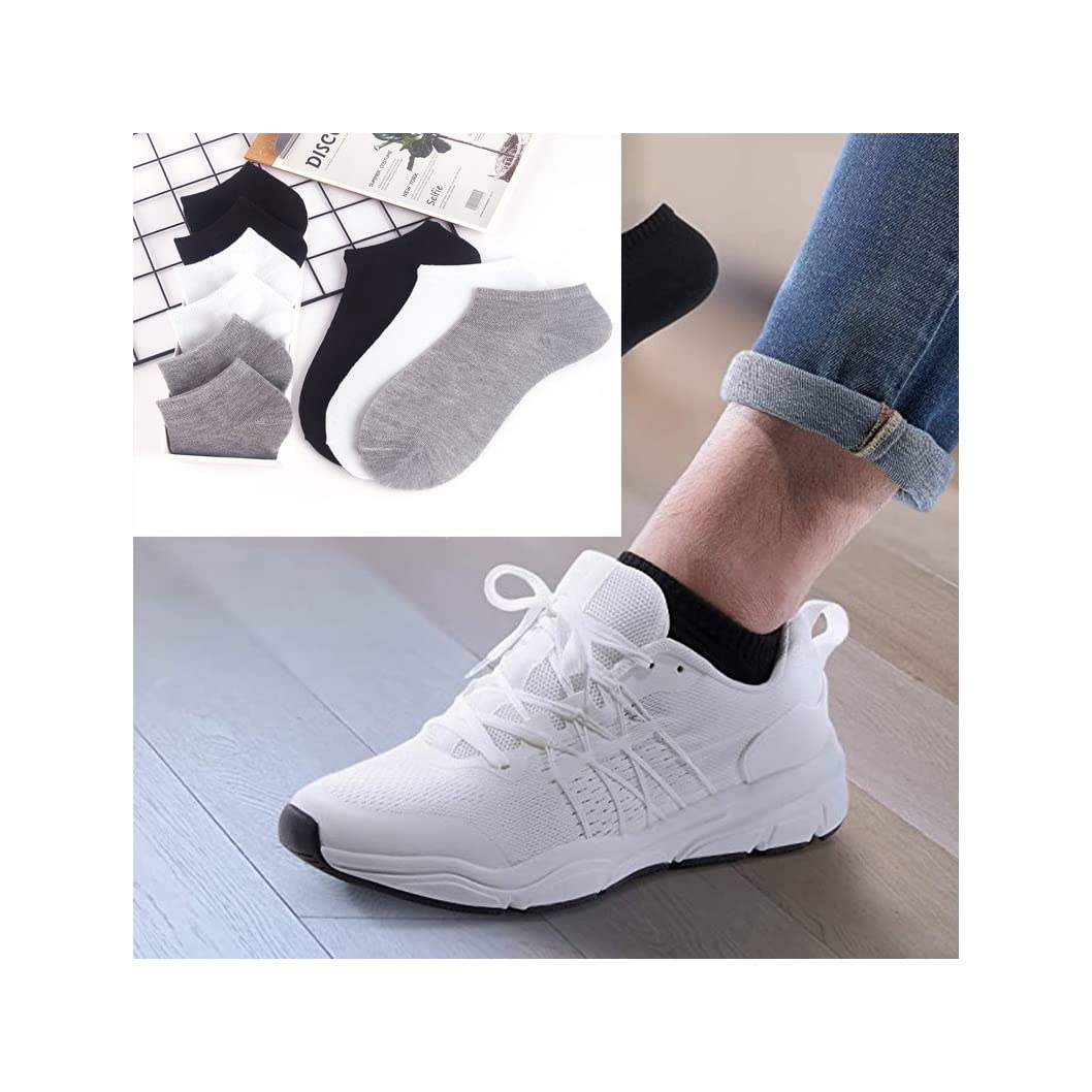 Breathable Women's Sports Socks - Comfortable Cotton Ankle Socks for Running, Workout & Daily Wear (Black, Size 37-44) - Perfect for Gym, Yoga and Casual Outfits