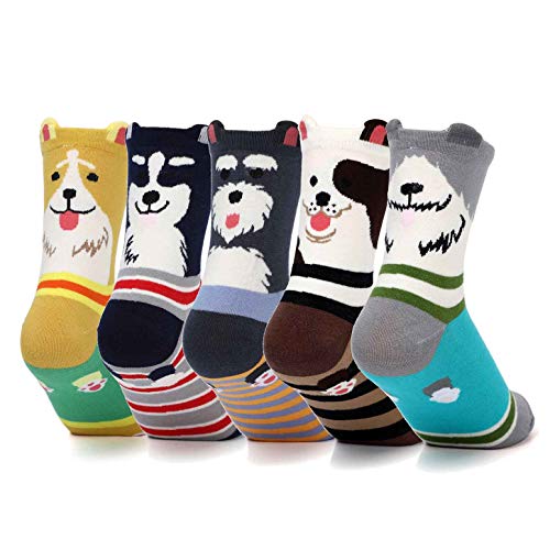 Dog Pattern Sock 5 Pairs