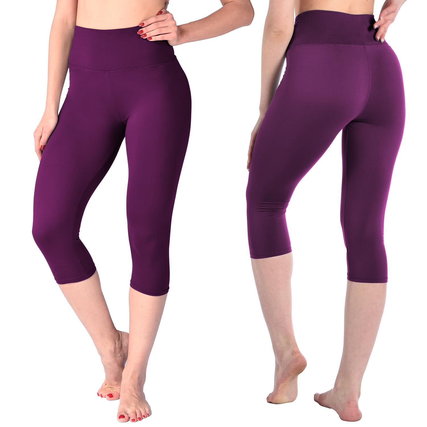 High Waisted Workout Leggings for Women - Yoga Running Exercise Gym Tights with Pockets | Perfect for Yoga, Running, Gym & Everyday Wear
