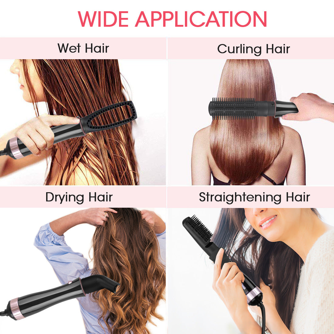 Professional Multifunctional Hot & Cold Air Curling Iron for Hair Styling - Perfect for Salon, Home Use, and Travel