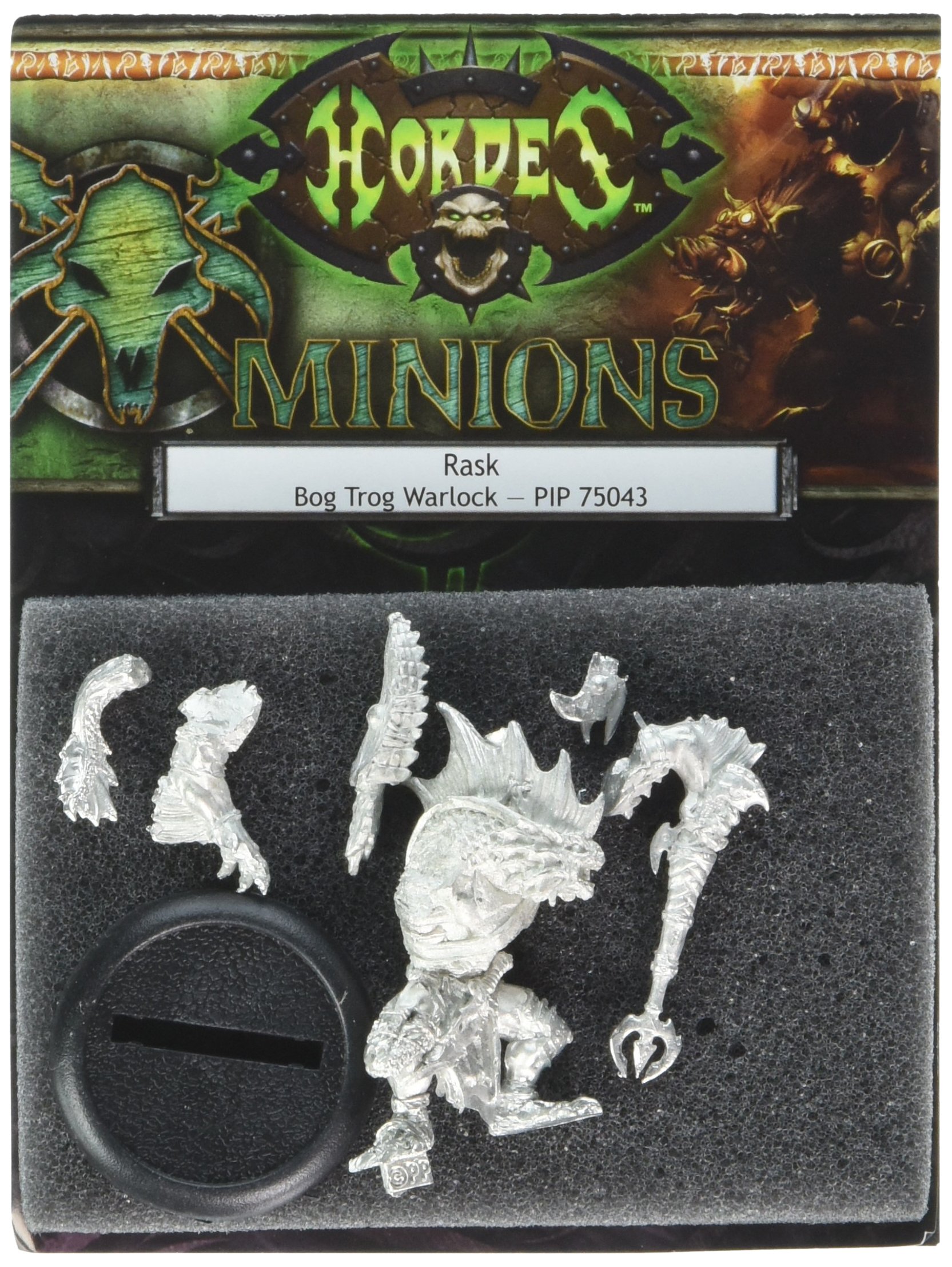 Privateer Press Hordes Minion: Rask Model Kit - Wargaming Miniature for Tabletop Strategy Games & Collectors