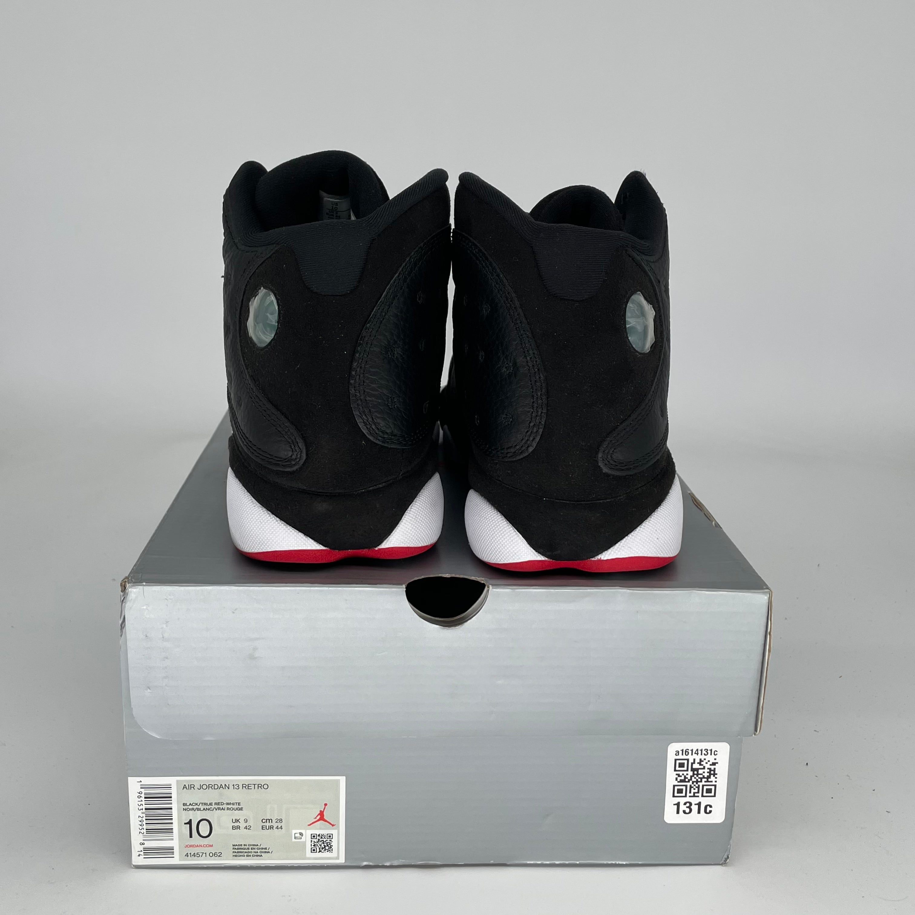 AIR JORDAN 13 PLAYOFFS Basketball Shoes Men's Size 10 Black/White 414571-062 - Perfect for Streetwear & Court Performance