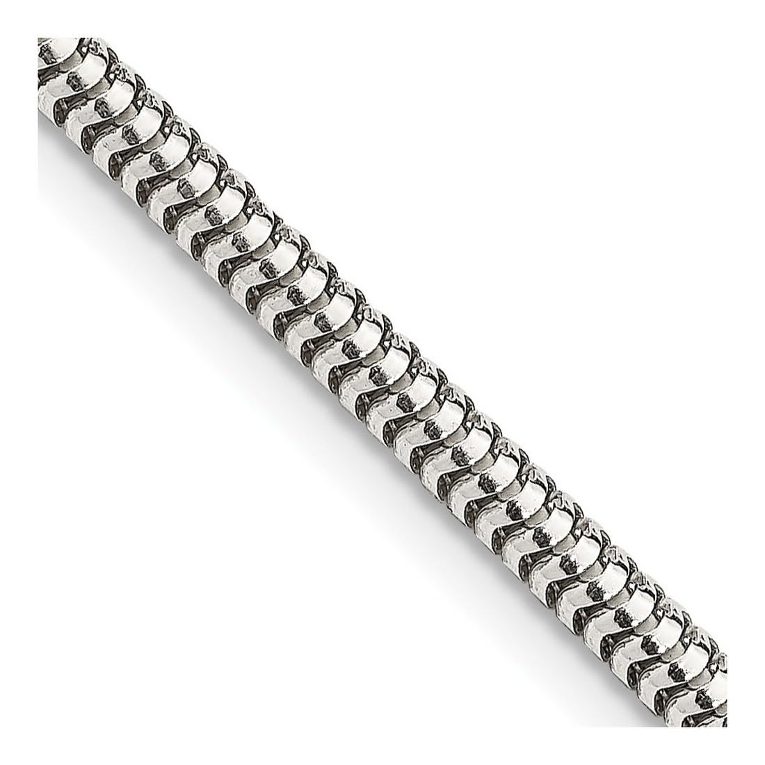 925 Sterling Silver Snake Chain Necklace for Women & Men - Adjustable Lengths (16