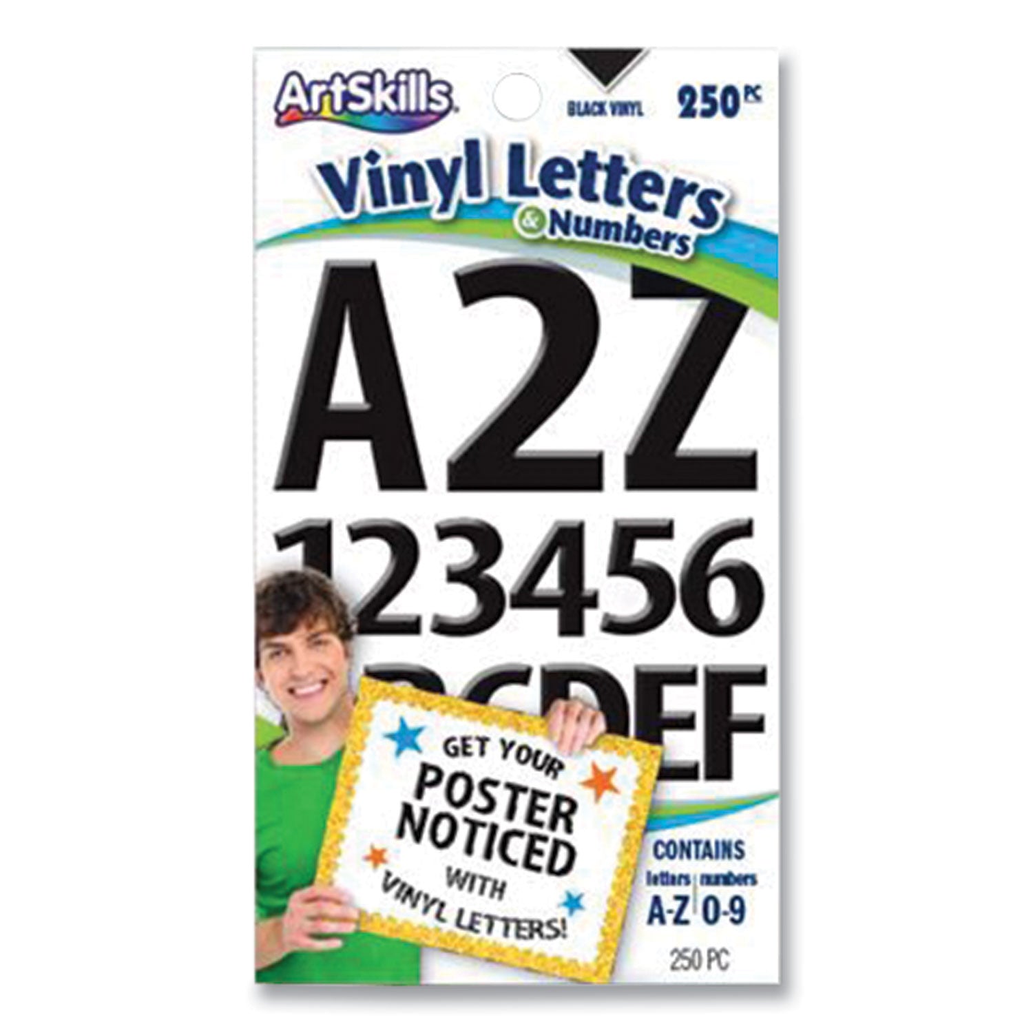 ArtSkills® Black Vinyl Letters and Numbers for Posters & Bulletin Boards - 1