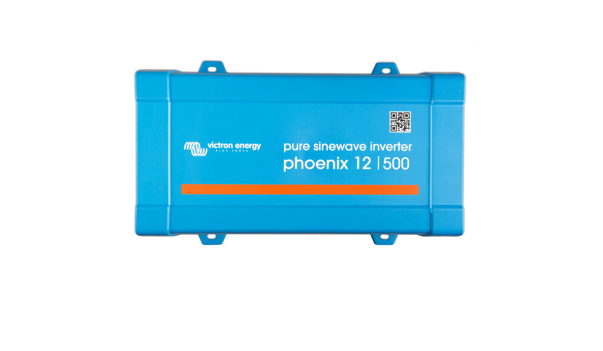 Victron Energy Phoenix Inverter 12V 500W 230V Pure Sine Wave Power Inverter with VE.Direct Port - Perfect for Caravans, Boats, and Off-Grid Solar Systems