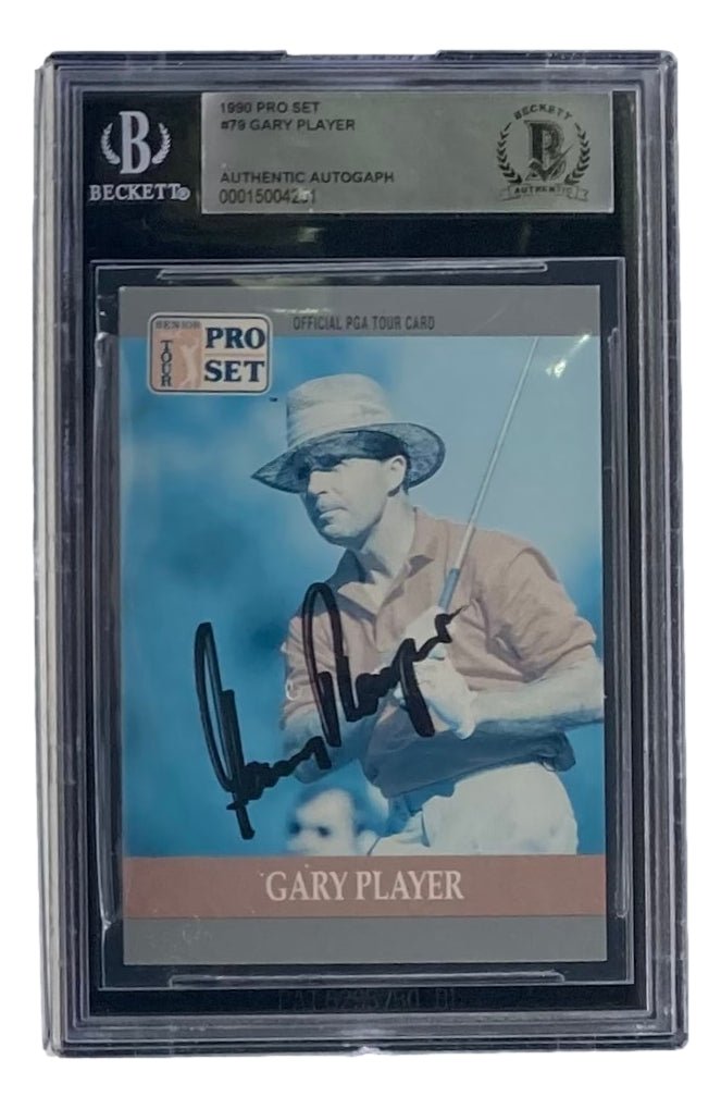 Gary Player Autographed 1990 PGA Pro Set Trading Card BAS 00015004251 - Limited Edition Collectible for Golf Memorabilia Fans & Sports Card Investors