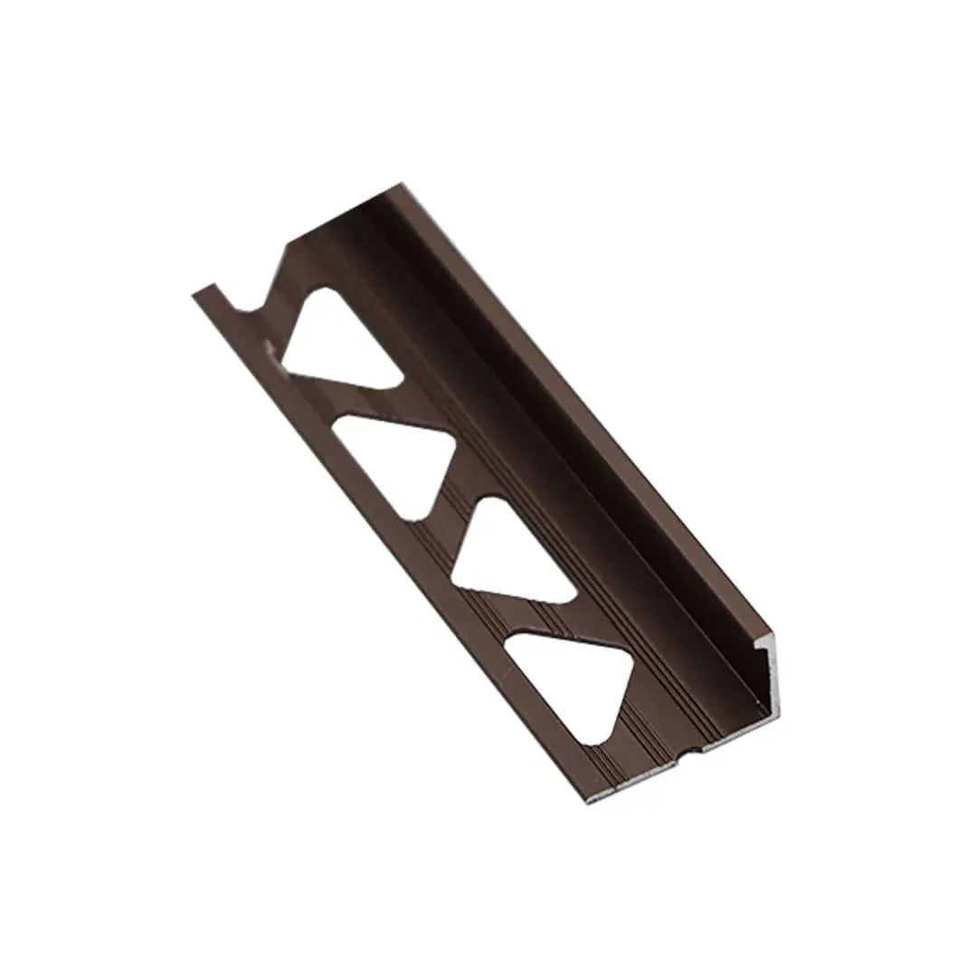 3/8 Inch Satin Copper Aluminum Tile Edge Trim - Perfect for Bathroom, Kitchen, and Backsplash Tile Installation