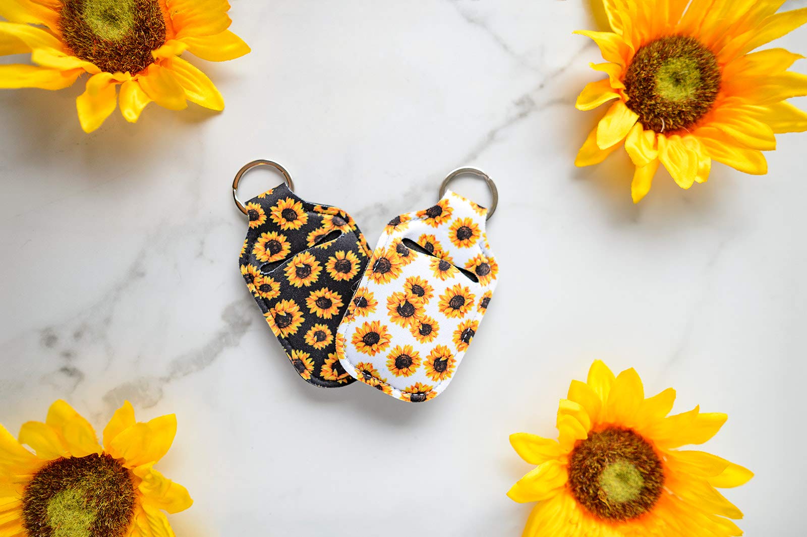 Daisy Lane Hand Sanitizer Holder for Backpack - Travel Size Sanitizer Keychain for Kids, Baseball & Softball Players | Perfect for School, Sports & Travel Accessories