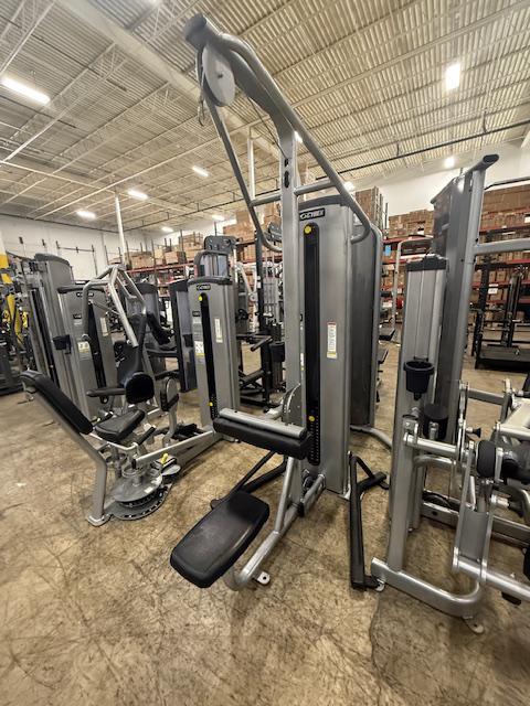 Cybex VR1 Lat Pulldown Machine - Silver Frame with Black Upholstery - Premium Gym Equipment for Home & Commercial Use - Perfect for Strength Training & Back Workouts