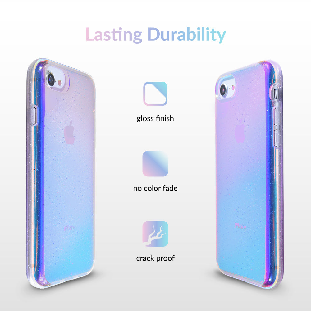Glitter Nebula iPhone Case - Sparkling Galaxy Design Protective Cover for iPhone 13/14/15 Pro Max - Trendy & Durable Phone Case for Everyday Use & Special Occasions
