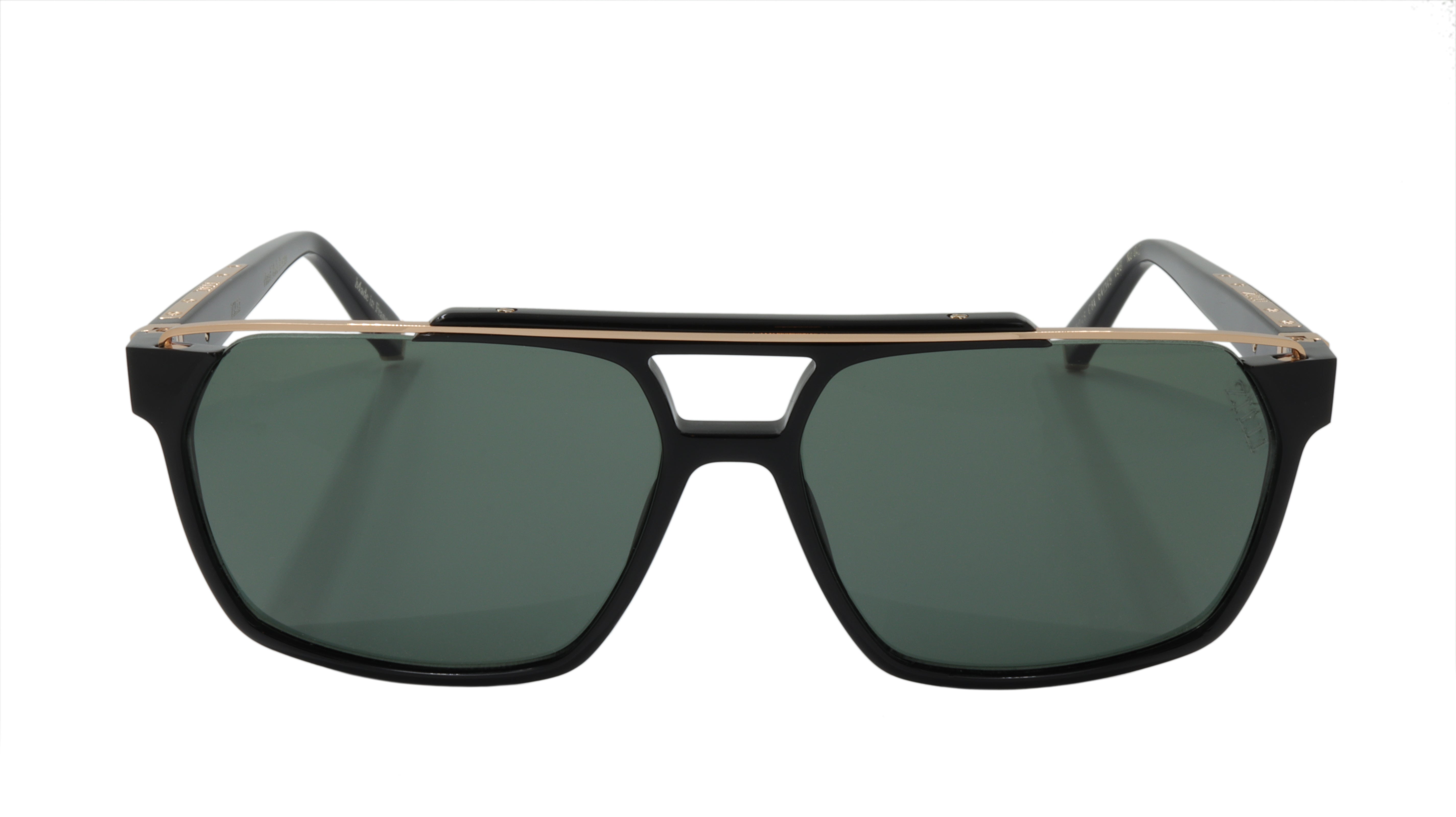 ZILLI Premium Titanium & Acetate Sunglasses - Luxury Contrast Color Fashion Shades for Men & Women - Perfect for Outdoor Activities, Travel & Fashion Statements