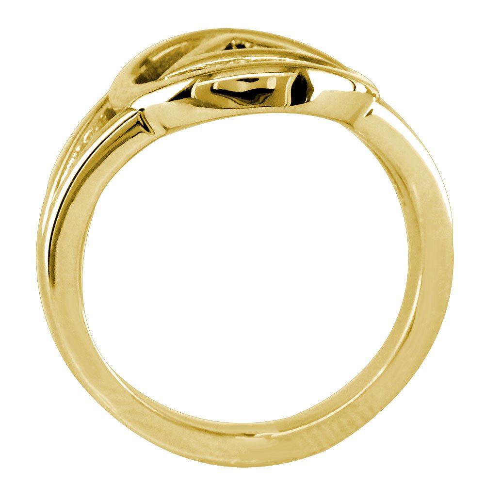 14K Yellow Gold Sobriety Ring for Men & Women - AA Alcoholics Anonymous Recovery Jewelry - Perfect for Milestone Celebrations & Daily Reminders