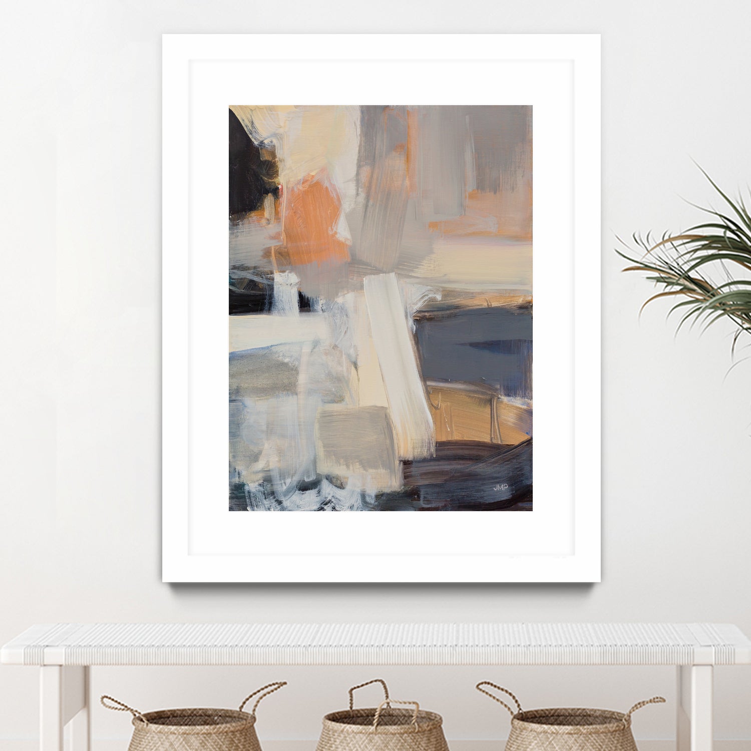 Beale Street Abstract Art Print - Modern Wall Decor for Living Room, Bedroom & Office - Unique Canvas Painting for Home & Office Decor