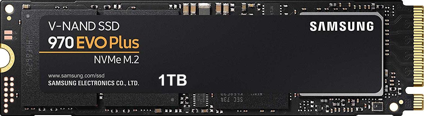 1TB Samsung 970 EVO PLUS NVMe M.2 SSD - High Speed Internal Solid State Drive for Gaming, Video Editing & PC Upgrades - SKU 5012SGR