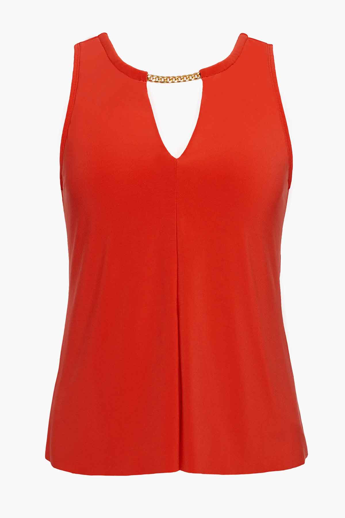 Chanae Women's Tankini Top - Stylish Swimwear for Beach & Pool | Hyper Link Print | Perfect for Summer Vacations & Water Activities