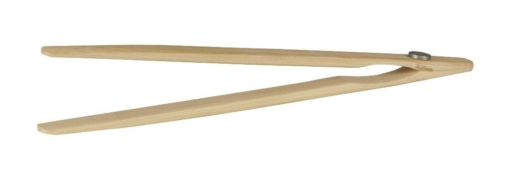 Avanti Magnetic Bamboo Toast Tongs - Eco-Friendly Kitchen Utensil for Toasting, Serving & Grilling - Perfect for Breakfast, Sandwiches & BBQ