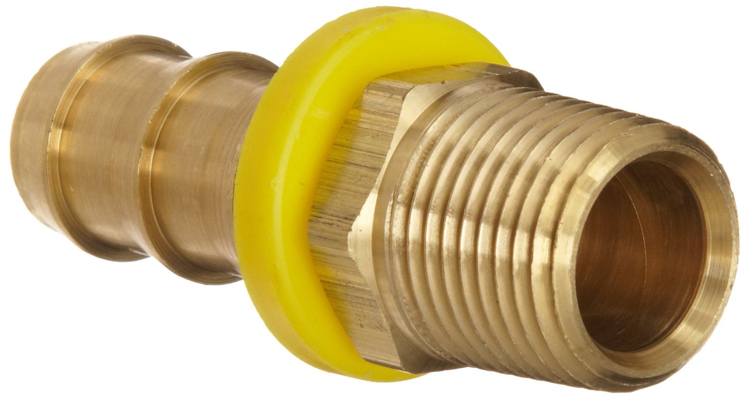 Dixon BPN54 Brass Push-On Hose Fitting Adapter - 1/2