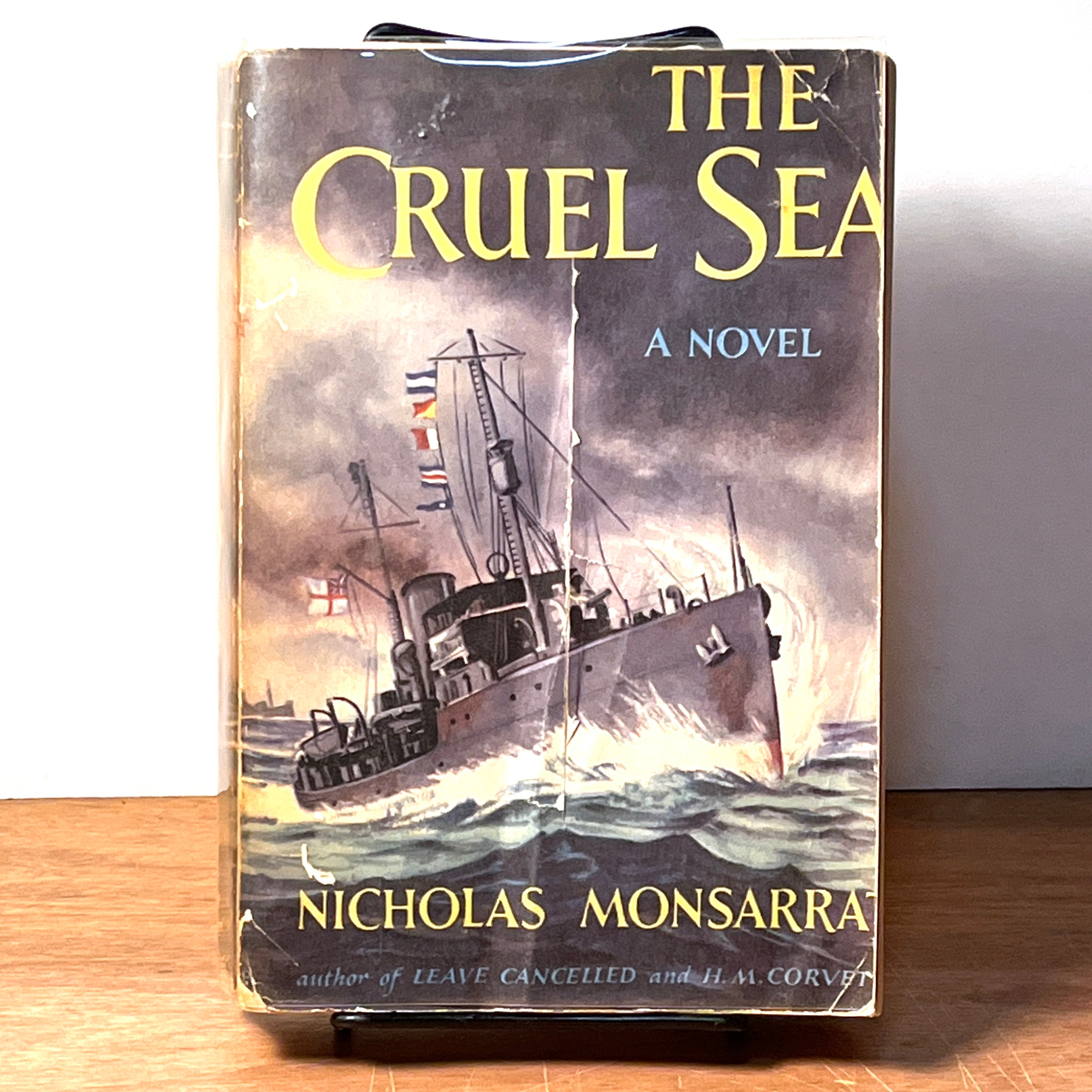 The Cruel Sea by Nicholas Monsarrat - First Edition Paperback (1951, Alfred A. Knopf) | Vintage War Novel | Perfect for Book Collectors & WWII History Enthusiasts