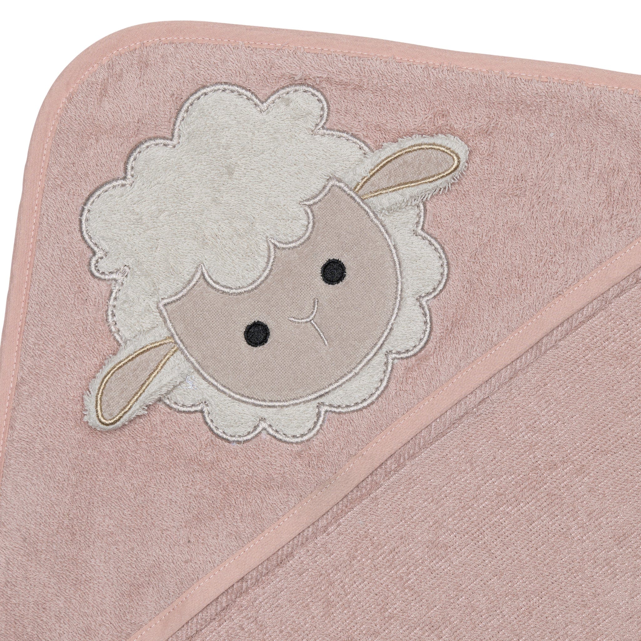 Soft & Absorbent Baby Hooded Towel with Adorable Sheep Design - Perfect for Bath Time, Swimming, and Post-Bath Snuggles