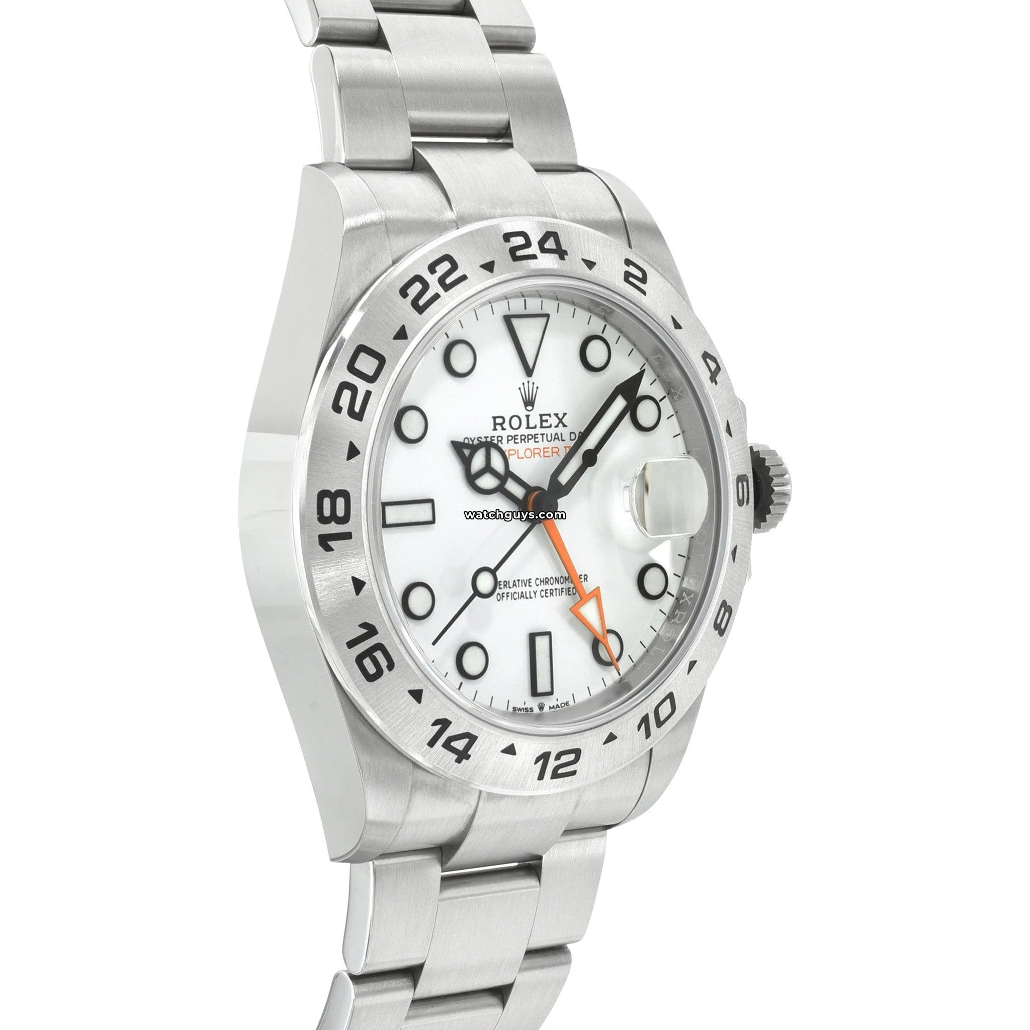 Rolex Explorer II 226570 White Dial Stainless Steel Watch - Luxury Timepiece for Men, Perfect for Outdoor Adventures & Professional Use