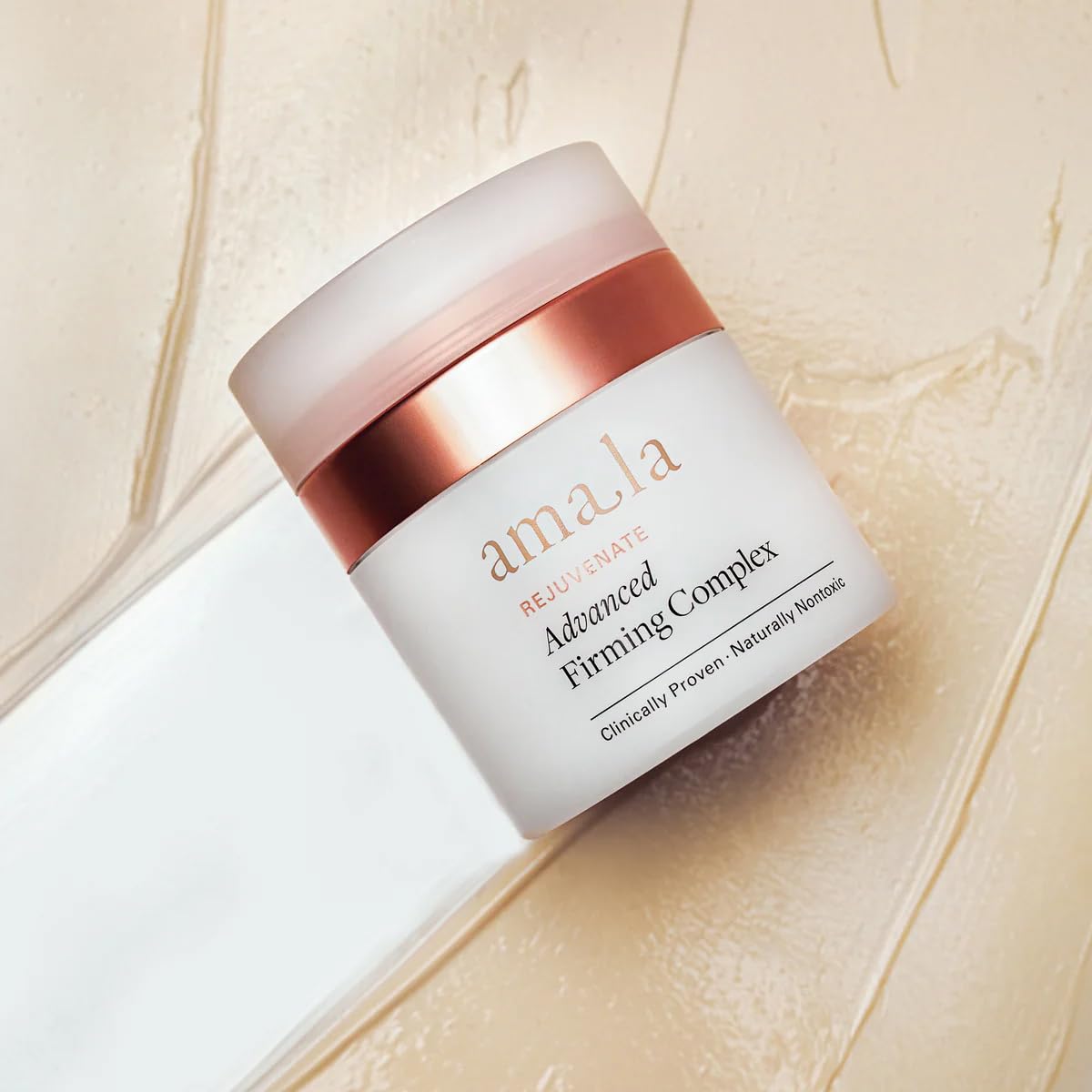 Amala Advanced Firming Complex Cream - Natural Anti-Aging Face Moisturizer with Hyaluronic Acid & Maca Root Peptides for Fine Lines & Wrinkles - 50ml | Day & Night Hydration for Youthful Skin
