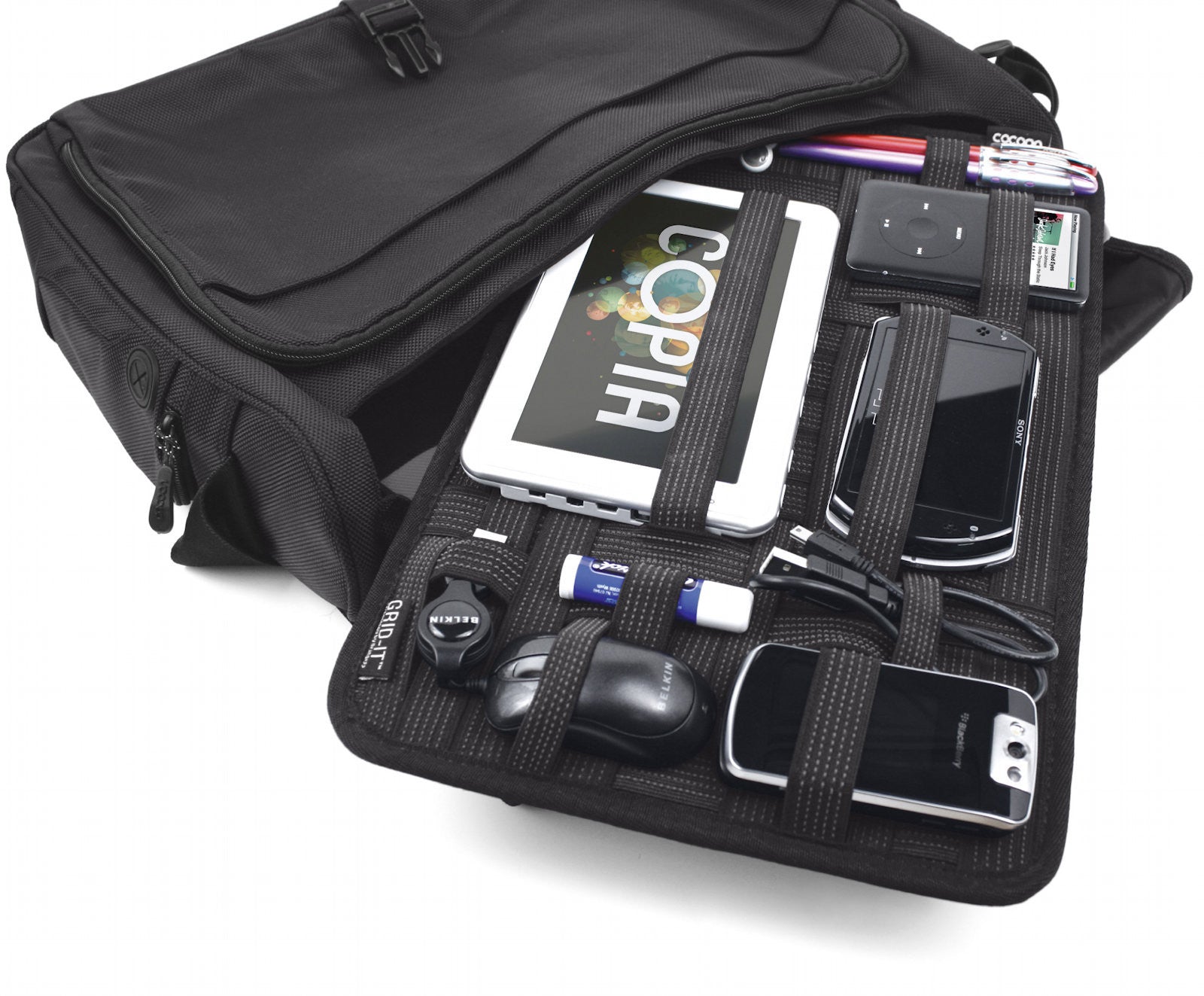 Grid IT 9.625 X 15.125 Laptop Organizer - Premium Storage Solution for Large Laptops & Tech Accessories | Perfect for Office, Travel & School Backpacks