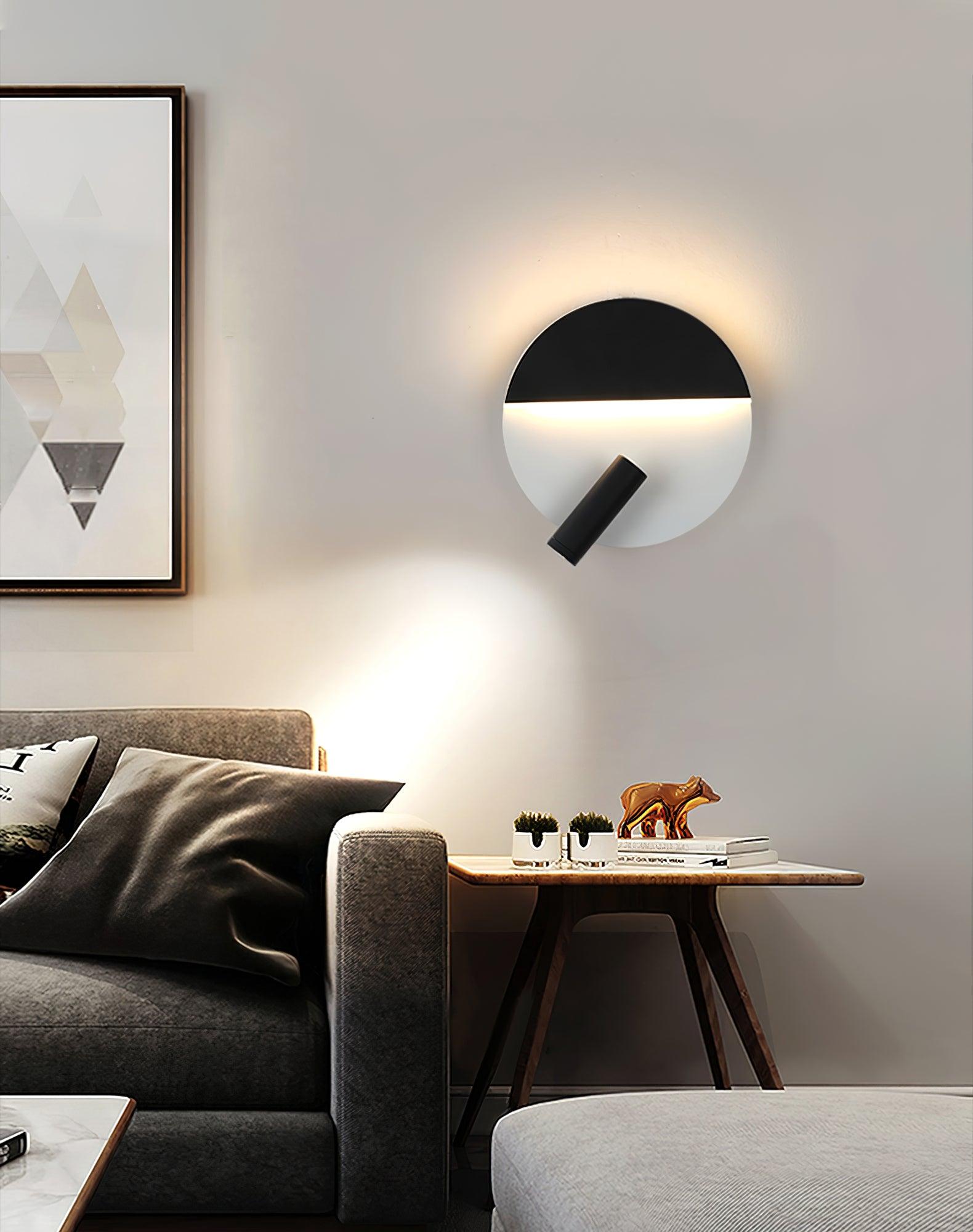 Kneeland Adjustable Rotating Wall Lamp - Modern LED Sconce for Bedroom, Living Room, Hallway Lighting - Perfect for Reading, Accent, and Ambient Lighting